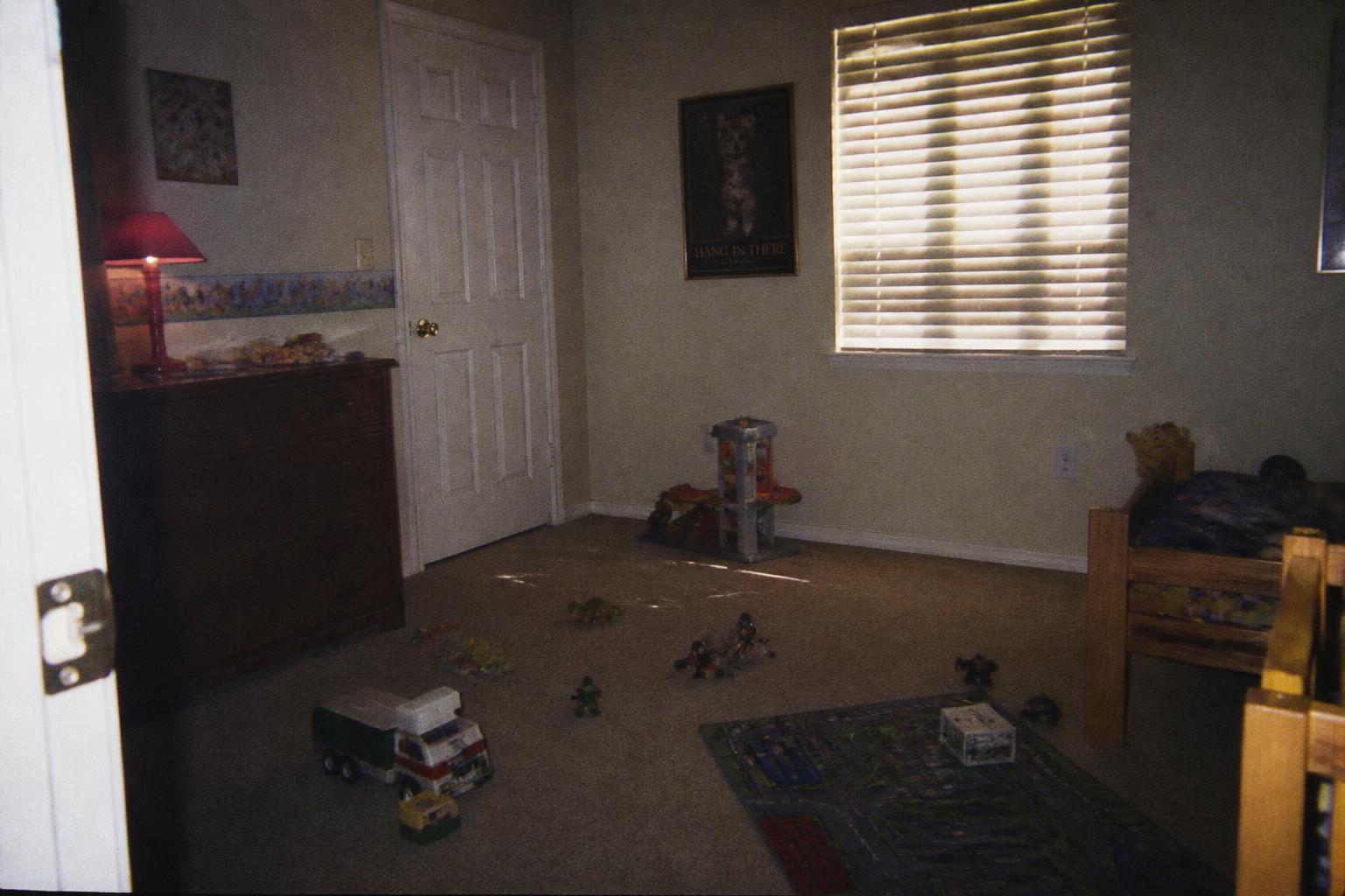 THE BEDROOM — Afternoon, no school tomorrow.